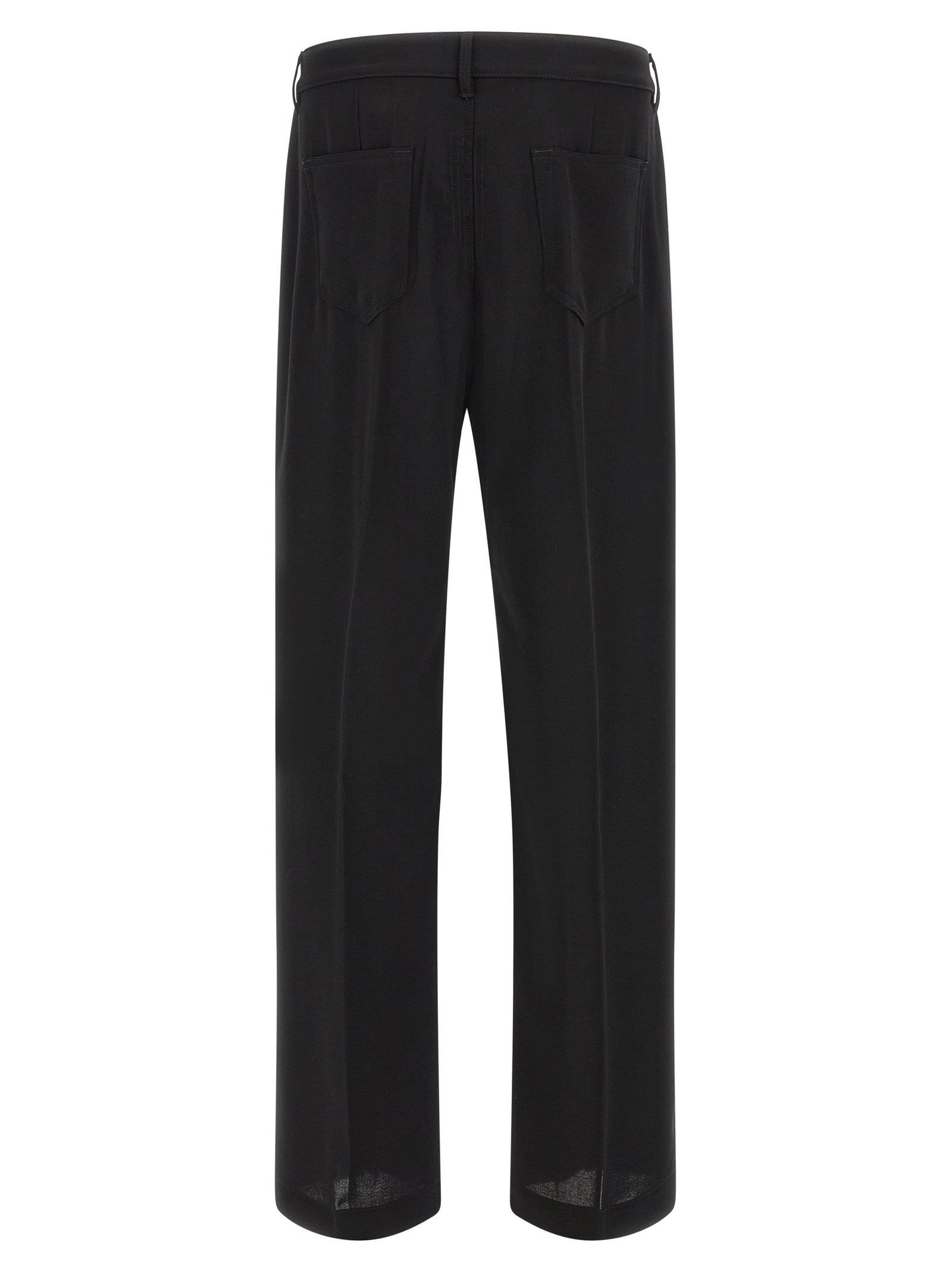 Jeans by Rick Owens for men in denim cotton black & silver presents a refined pantology silhouette, artfully defined by a refined pantology relaxed-fit & wide, long, and a sophisticated .