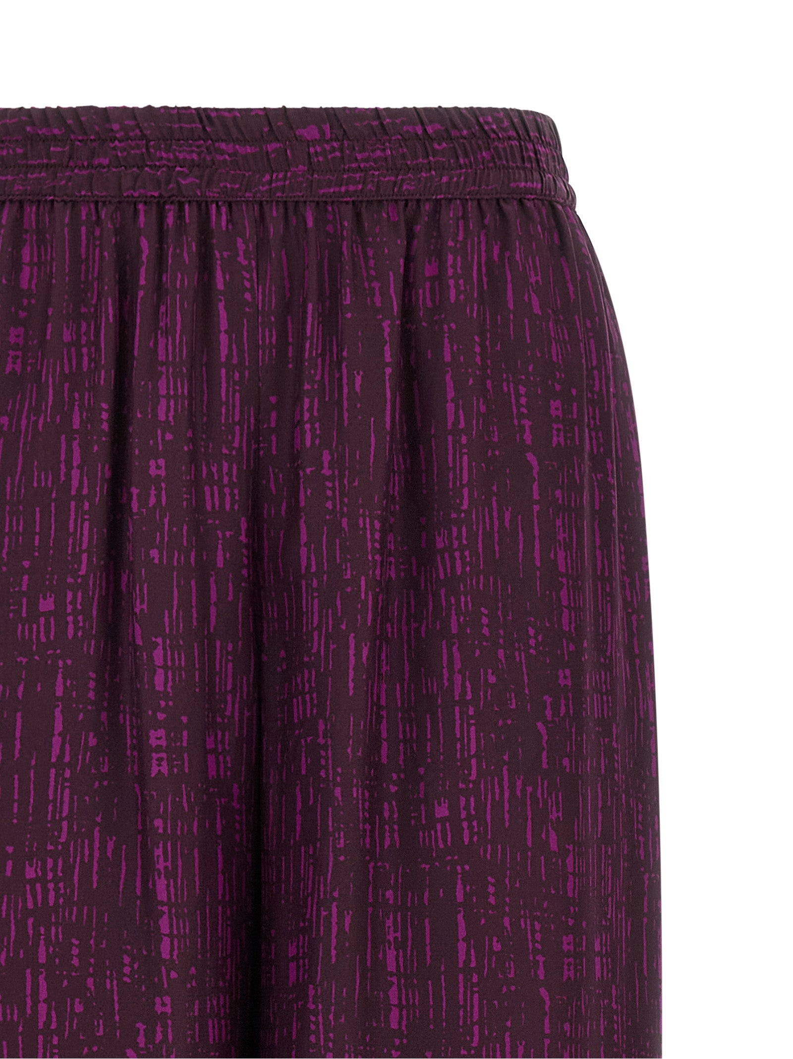 Palazzo Pants by Gianluca Capannolo for women in viscose purple presents a refined pantology silhouette, artfully defined by a refined pantology wide, long, and a sophisticated .
