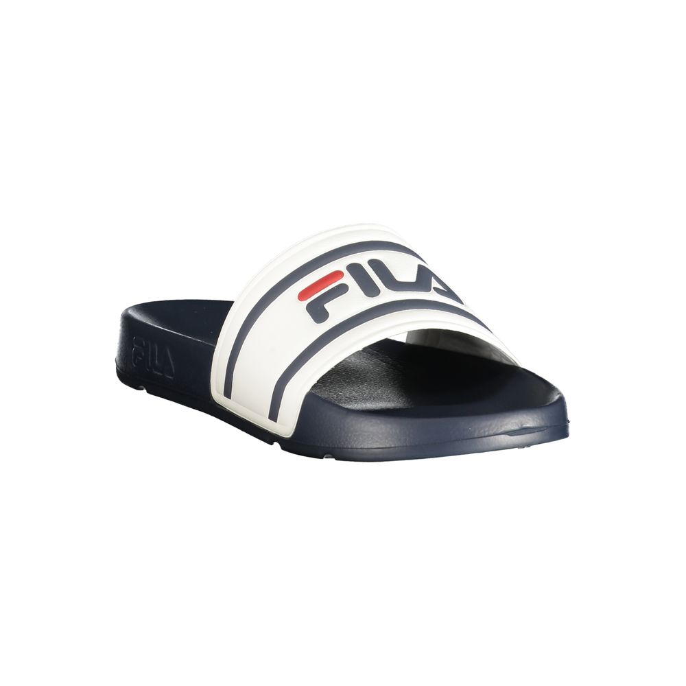 Slippers by Fila for men in polyurethane blue & white features an effortless chic Crisp Men's Polyurethane Slippers aesthetic, defined by a and a refined .