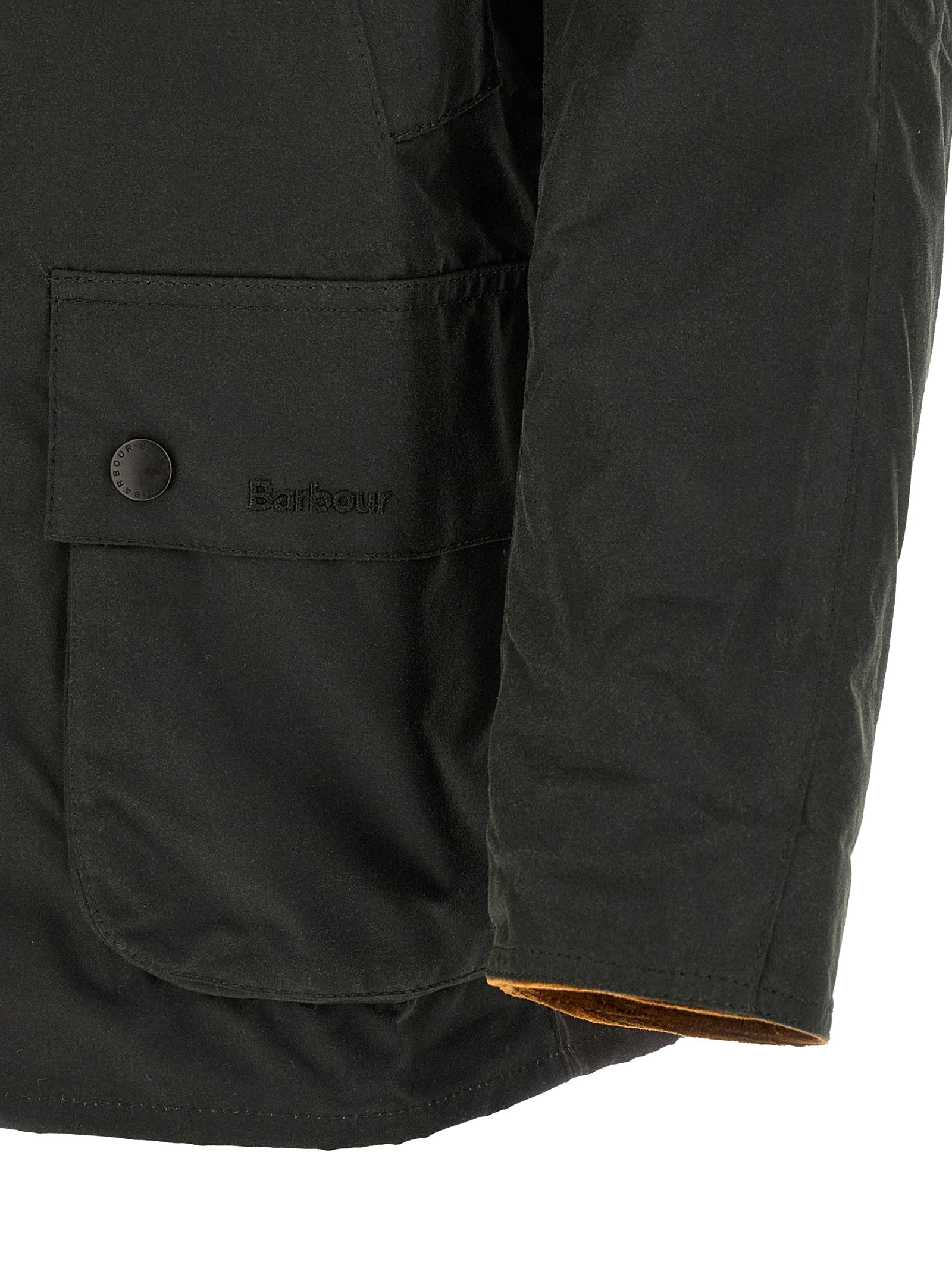 Windbreaker Jacket by Barbour for men in cotton corduroy bicolour & green features an stylish silhouette, showcasing a sophisticated and performance-driven pockets & windproof for a premium, stylish look.