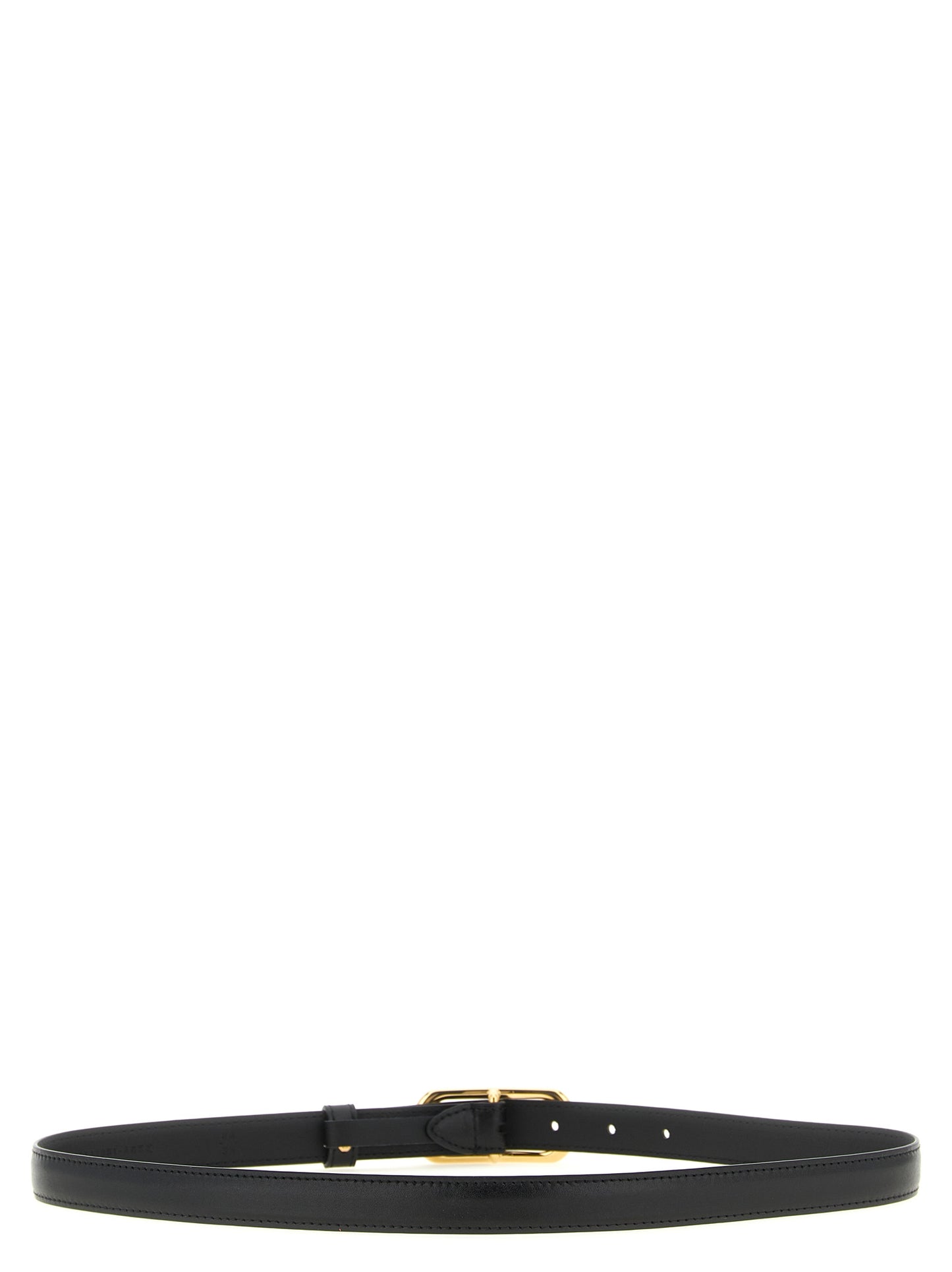 Belt by Fendi for women in calfskin leather black & gold features a artisanal-chic design, artfully capturing the essence of the Calfskin Leather Belt with a artisanal-chic finish.