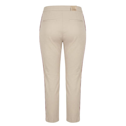 Trussardi Jeans Beige Cotton Women Pants