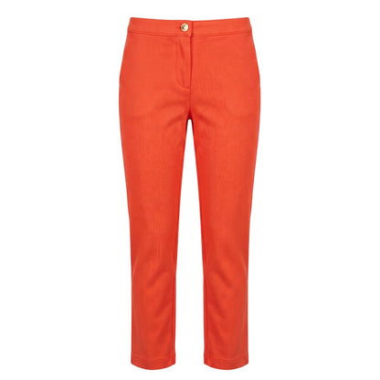 Trussardi Jeans Orange Cotton Women's Pant