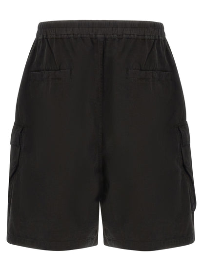 DRKSHDW Aren Men's Relaxed Fit Cotton Bermuda Shorts - Black