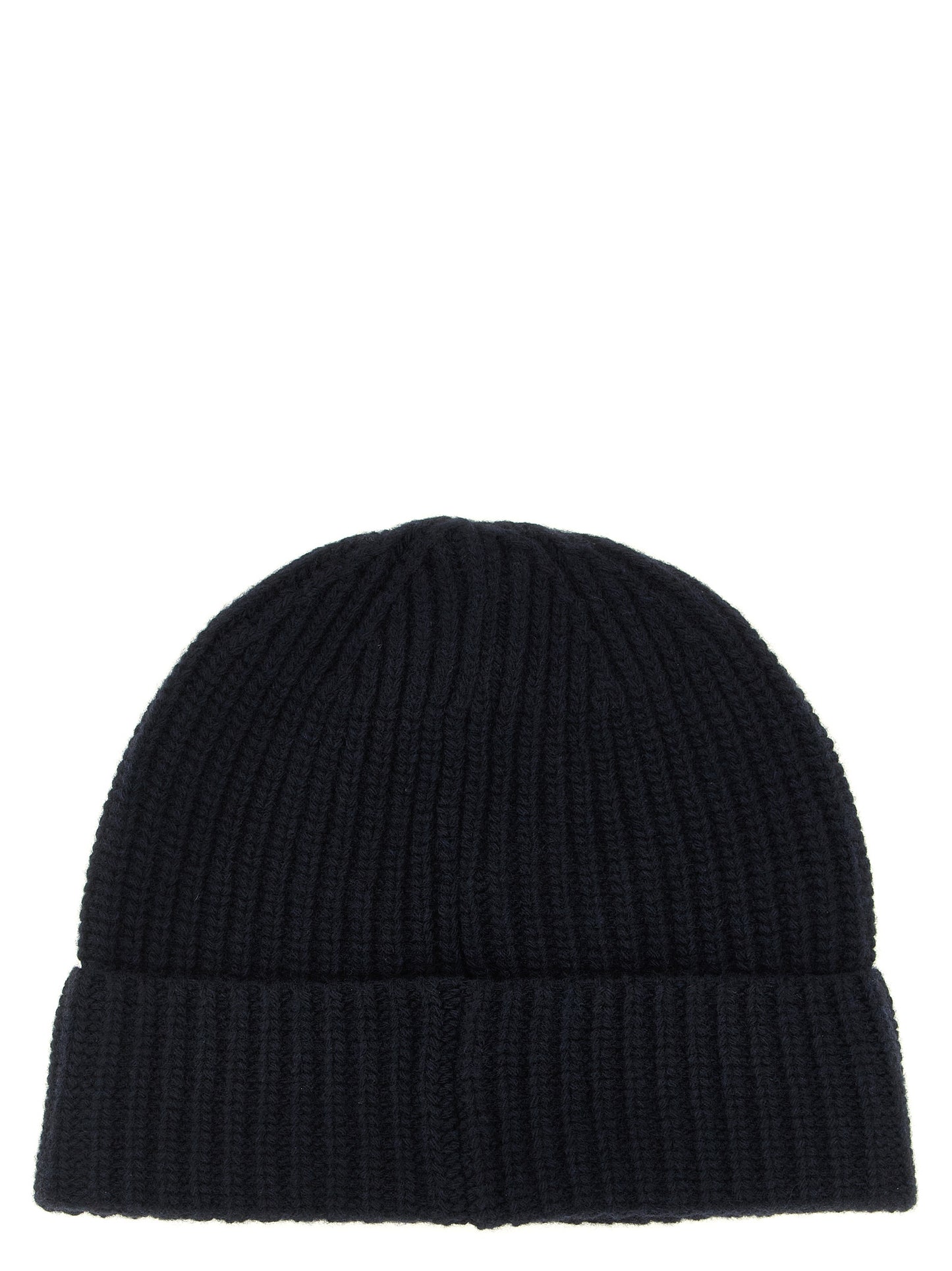Stone Island Blue Virgin Wool Beanie