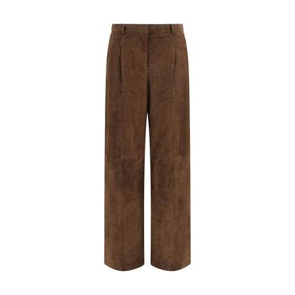 Arma Brown Leather Pants