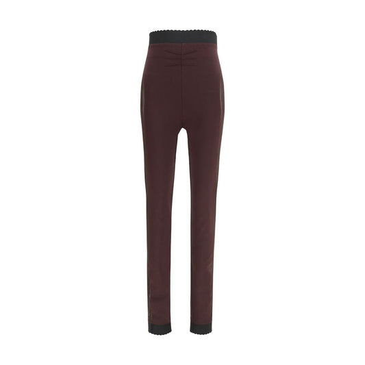Activewear Leggings by The Attico for women in stretch polyamide viscose purple & transparent features an ergonomic slim & leggings with , highlighting a ergonomic and long for a premium, high-performance look.