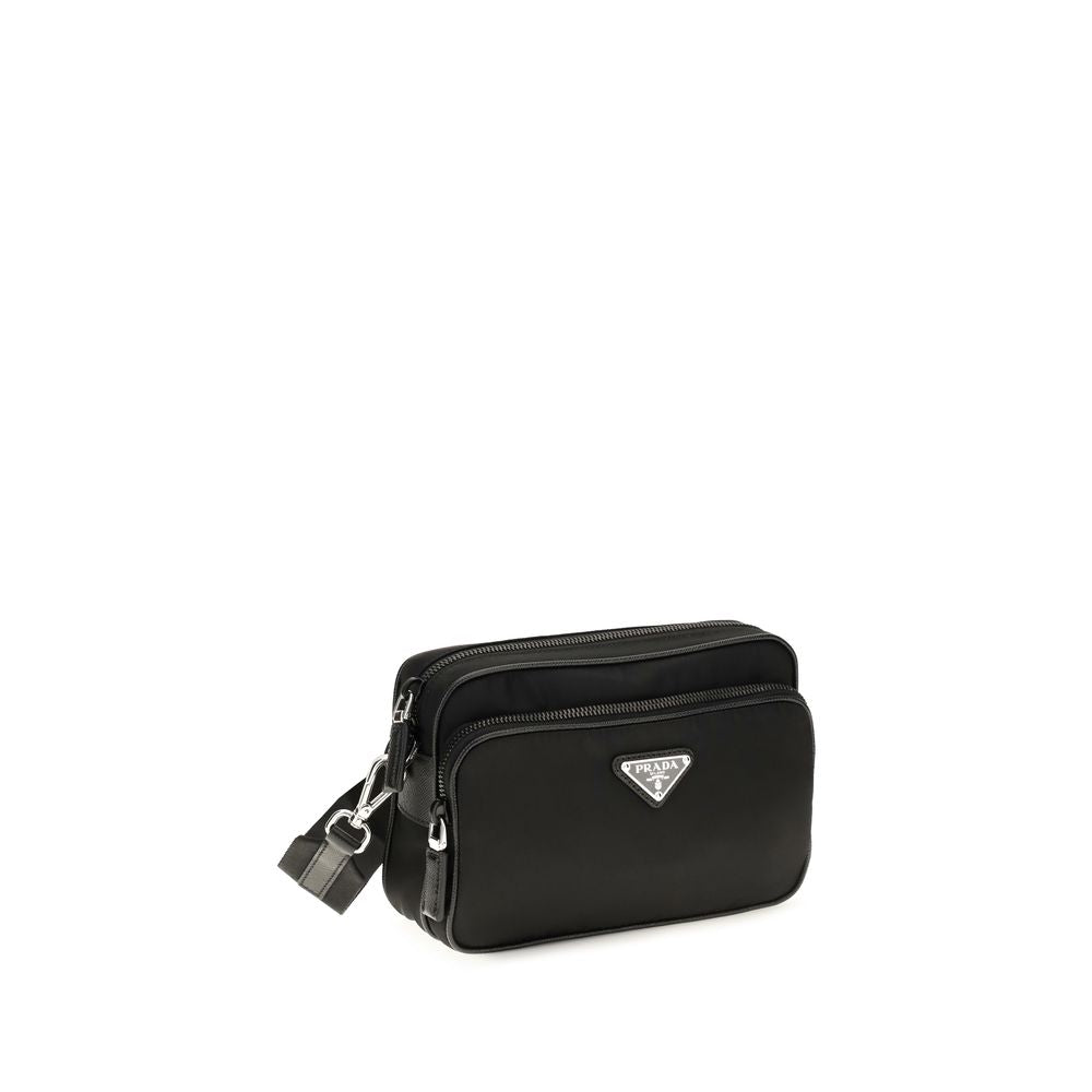 Shoulder Bag by Prada for men in polyamide black features a enviable silhouette, showcasing a secure , ample , and enviable shoulder-strap for a enviable finish.