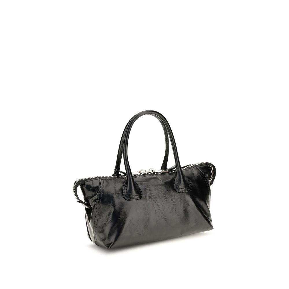 Handbag by Miu Miu for women in bos taurus calf leather black features a contemporary silhouette, showcasing a secure , ample , and contemporary for a sophisticated look.