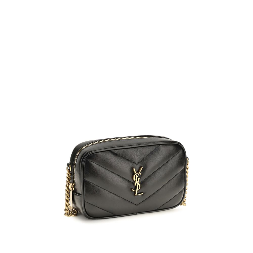 Shoulder Bag by Saint Laurent for women in lamb leather black features a distinguished silhouette, showcasing a secure and distinguished with versatile shoulder-strap for a distinguished finish.