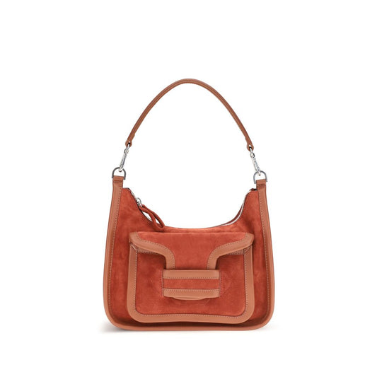 Shoulder Bag by Pierre Hardy for women in bos taurus calf leather brown features an effortlessly chic silhouette with a secure , ample , and versatile shoulder-strap for effortlessly chic everyday luxury.