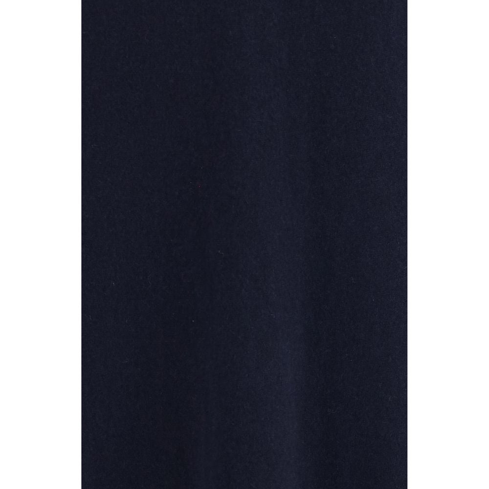 Dress by Malo for women in cashmere & capra leather blue features an sultry silhouette defined by a and , falling to an sultry long for a sultry look.