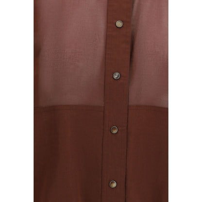 Sweatshirt by Brunello Cucinelli for women in cotton multicolor presents a smart casual silhouette, featuring a smart casual and for a sophisticated look.
