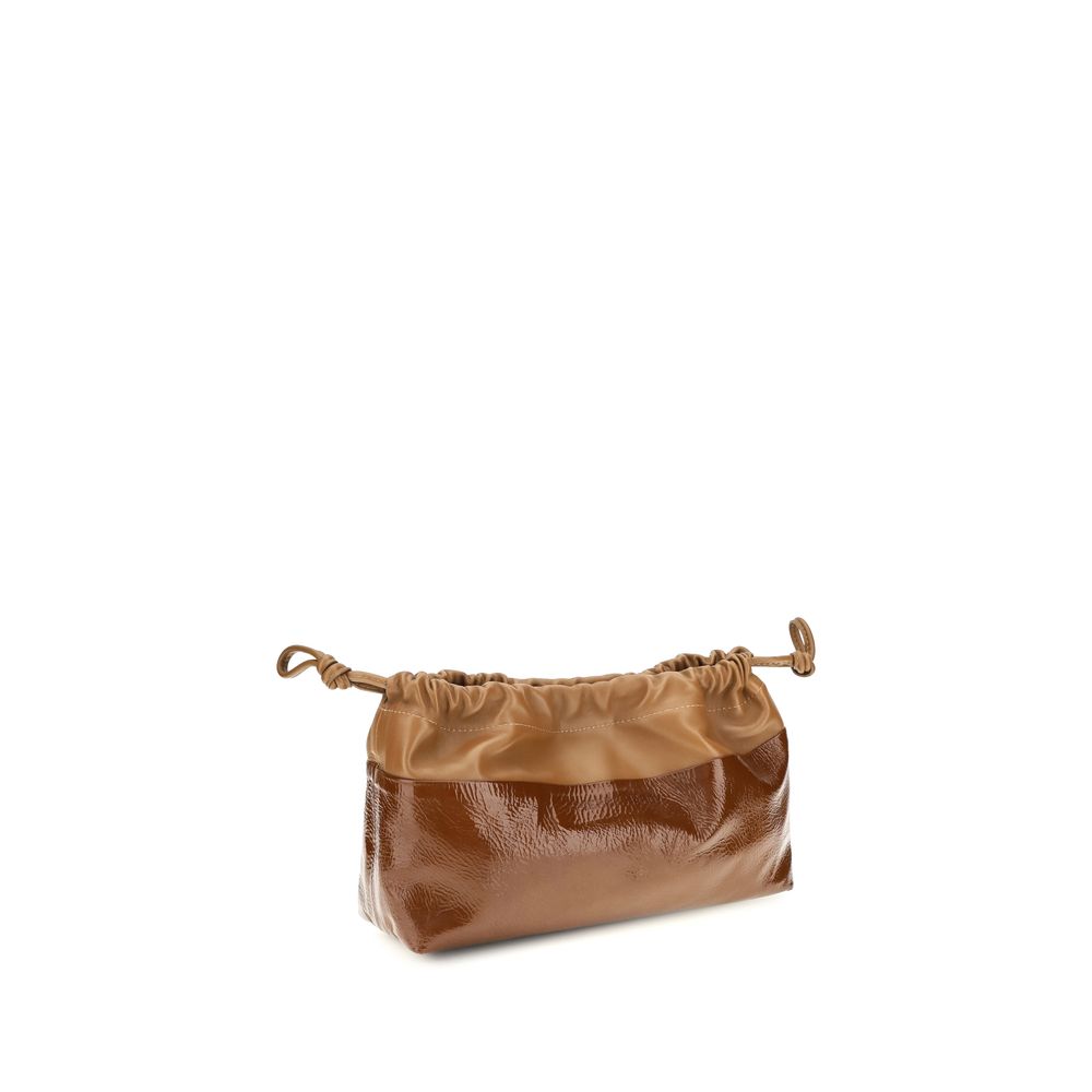 Shoulder Clutch Bag by Pierre Hardy for women in bos taurus calf leather bicolour showcases a enviable silhouette, artfully detailed with a secure , organized , and versatile shoulder-strap for a enviable look.