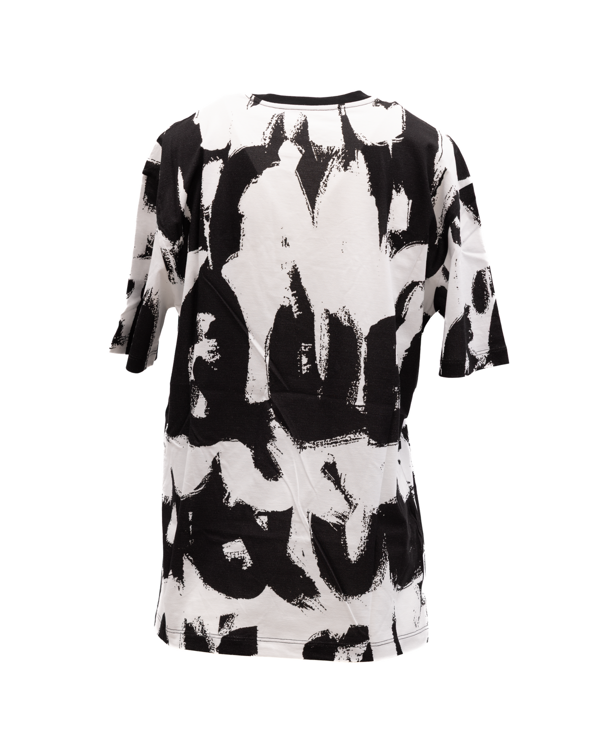 Alexander McQueen Women's Cotton T-Shirt - Black White