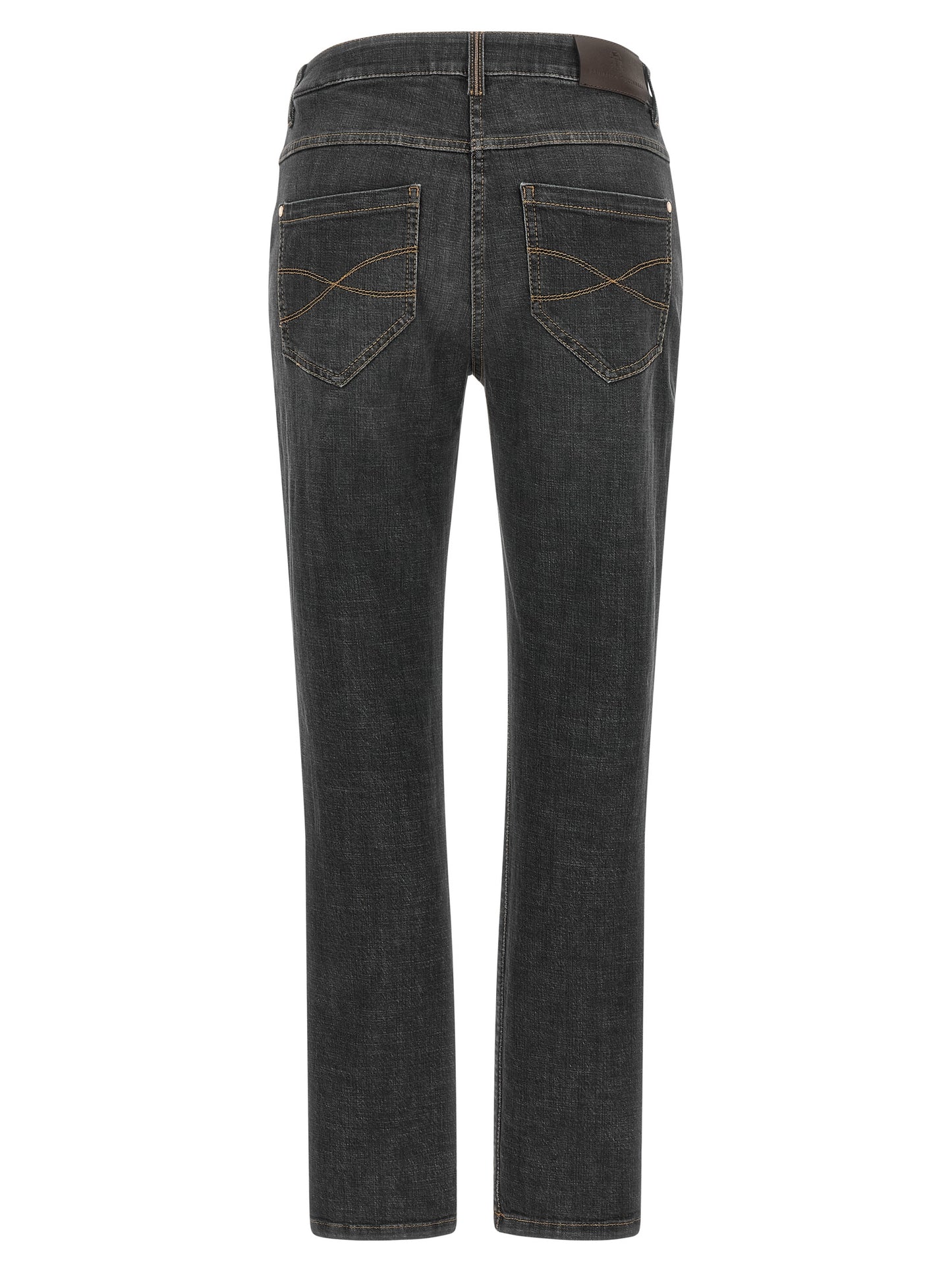 Jeans by Brunello Cucinelli for women in stretch denim cotton dark-gray & signature features an refined tailoring silhouette, showcasing a premium slim with a and long cut for a refined tailoring look.