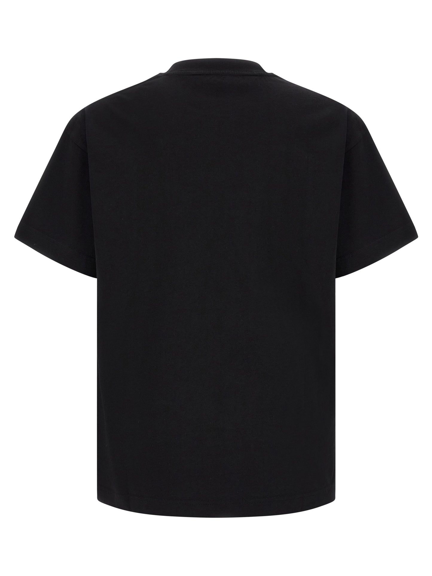 T-Shirt by Palm Angels for men in cotton black & multicolor showcases a unassuming silhouette, artfully detailed with a refined and unassuming for a sophisticated, contemporary look.