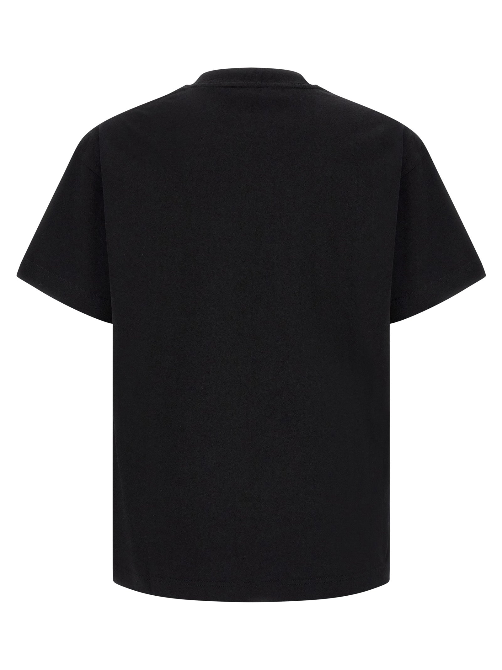 T-Shirt by Palm Angels for men in cotton black & multicolor showcases a unassuming silhouette, artfully detailed with a refined and unassuming for a sophisticated, contemporary look.