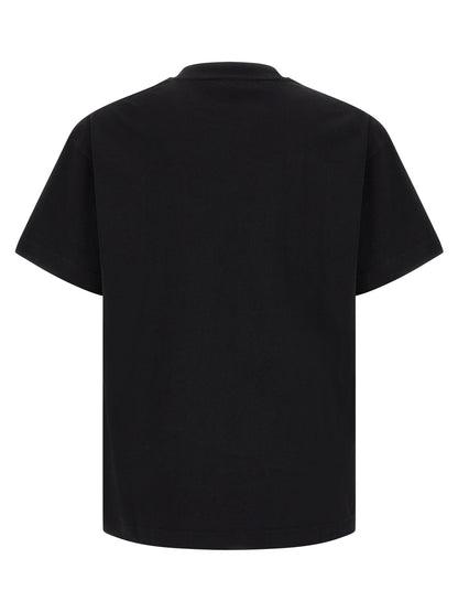 T-Shirt by Palm Angels for men in cotton black & multicolor showcases a unassuming silhouette, artfully detailed with a refined and unassuming for a sophisticated, contemporary look.