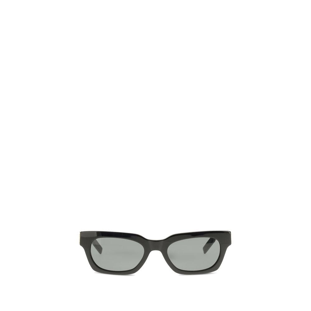 Sunglasses by Saint Laurent for women in polyamide cashmere & capra leather and black & signature presents a enviable silhouette, featuring black coloured frame and with for a enviable look.