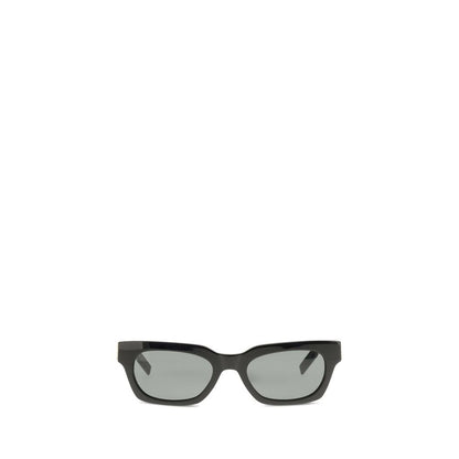 Sunglasses by Saint Laurent for women in polyamide cashmere & capra leather and black & signature presents a enviable silhouette, featuring black coloured frame and with for a enviable look.