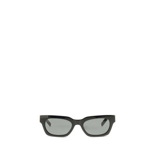 Sunglasses by Saint Laurent for women in polyamide cashmere & capra leather and black & signature presents a enviable silhouette, featuring black coloured frame and with for a enviable look.