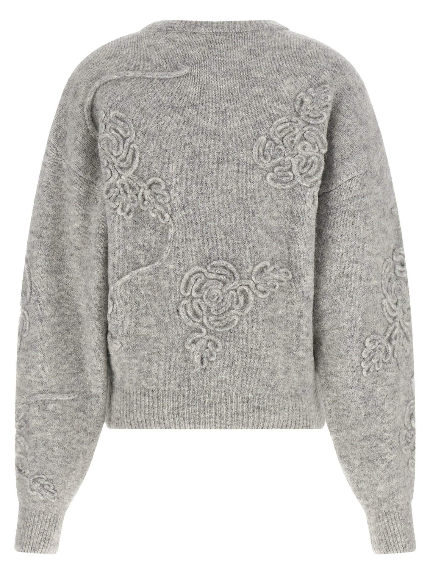 Cardigan by ROTATE BIRGER CHRISTENSEN for women in polyamide & alpaca wool gray, light-grey & floral features an impeccable silhouette, showcasing a sophisticated and detail for a truly impeccable finish.