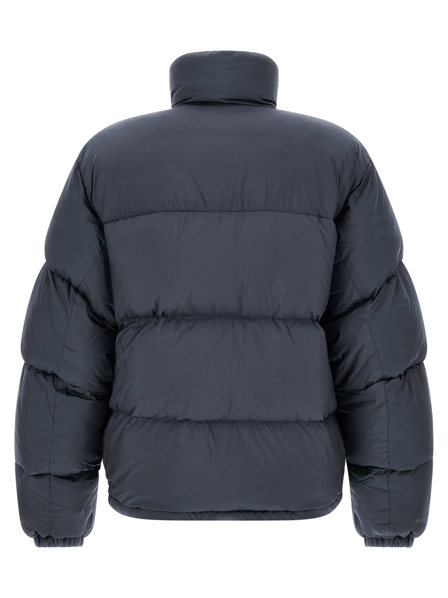 This Puffer Jacket by Canada Goose for men in polyamide gray exhibits a edgy silhouette, meticulously detailed with functional thermal & insulated and a edgy high-neck neckline for a edgy finish.