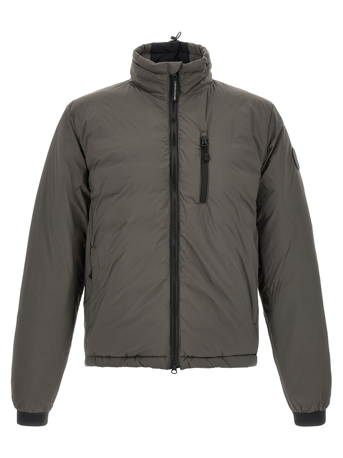 Overcoat by Canada Goose for men in polyamide bicolour, green & olive features a cosy chic silhouette, artfully detailed with a sophisticated and premium thermal, pockets & insulated for a cosy chic finish.