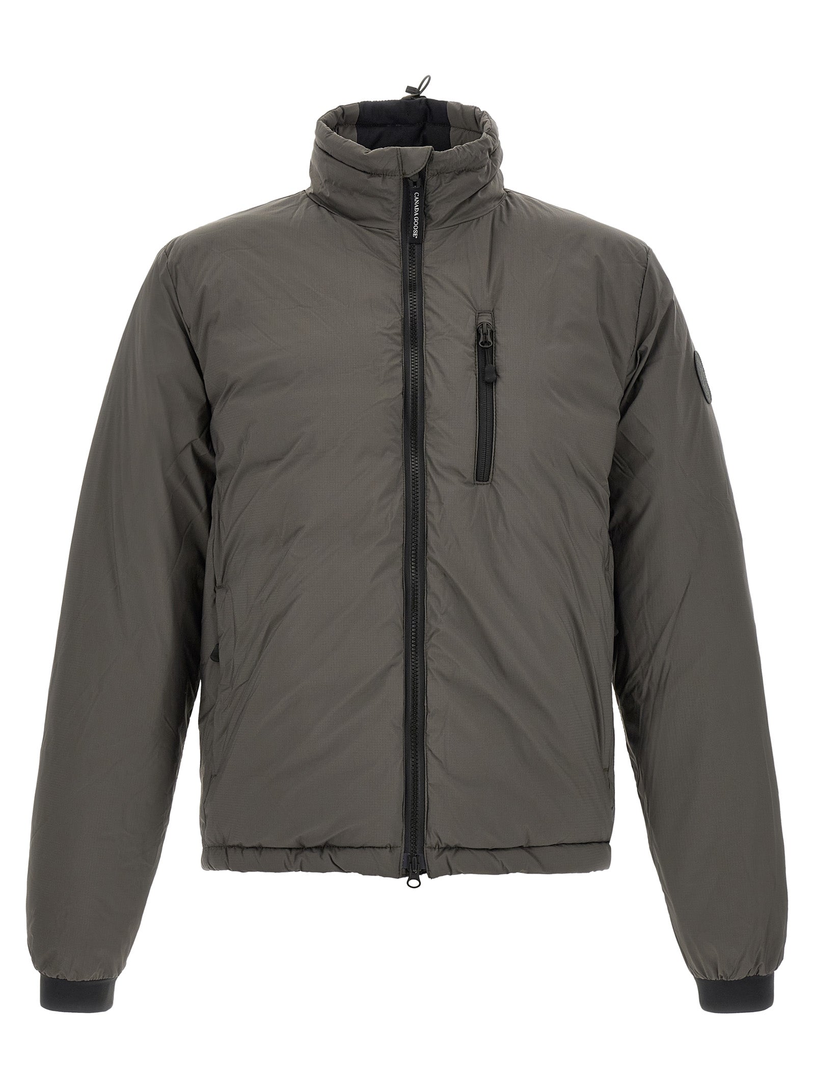 Overcoat by Canada Goose for men in polyamide bicolour, green & olive features a cosy chic silhouette, artfully detailed with a sophisticated and premium thermal, pockets & insulated for a cosy chic finish.