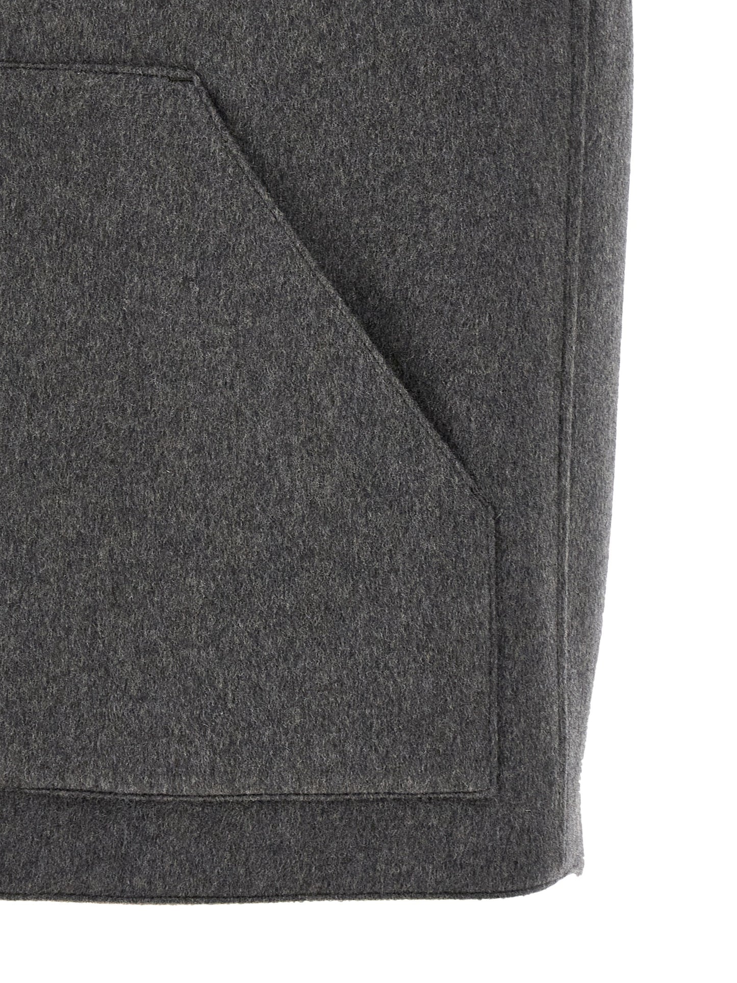 Vest by Lardini for men in cashmere virgin wool gray showcases a dynamic silhouette, perfectly balancing pockets with a dynamic for a sophisticated, high-fashion look.