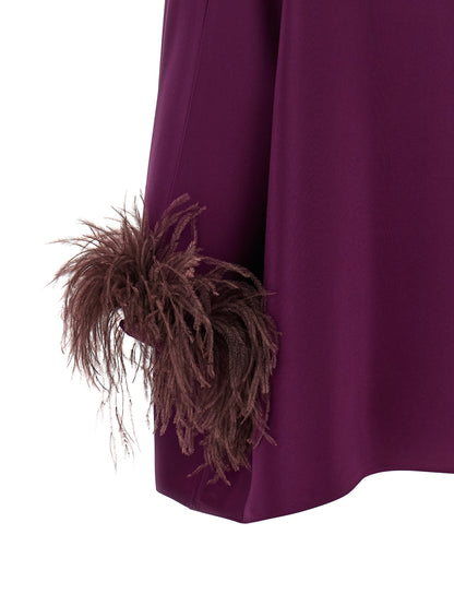 Blouse by Gianluca Capannolo for women in polyamide viscose natural, plum & purple features an polished silhouette, showcasing a sophisticated and detail for a truly polished finish.