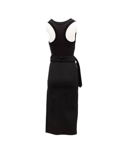 Alexander McQueen Women's Cocktail Silk & Acetate Dress - Black