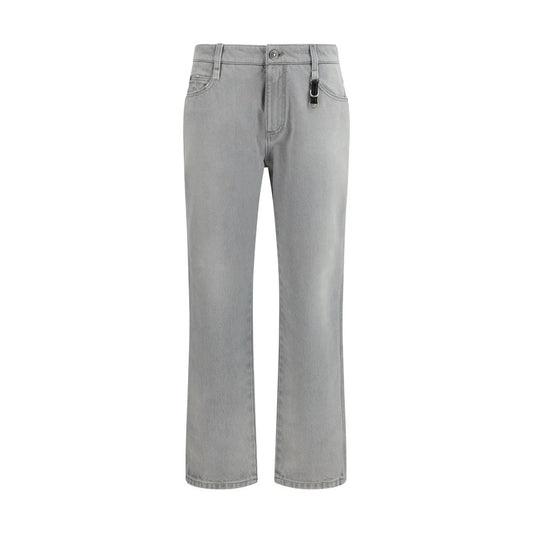 Jeans by Ermanno Scervino for women in cotton denim gray presents a refined pantology silhouette, artfully defined by a refined pantology relaxed-fit, regular-fit & boyfriend, long, and a sophisticated .