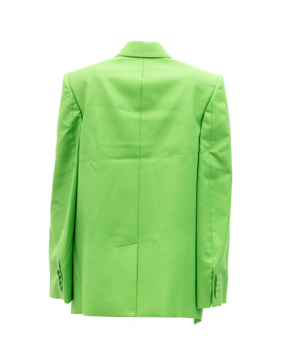 Alexander McQueen Women's Mohair Wool Blazer - Green