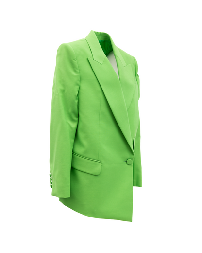 Alexander McQueen Women's Mohair Wool Blazer - Green