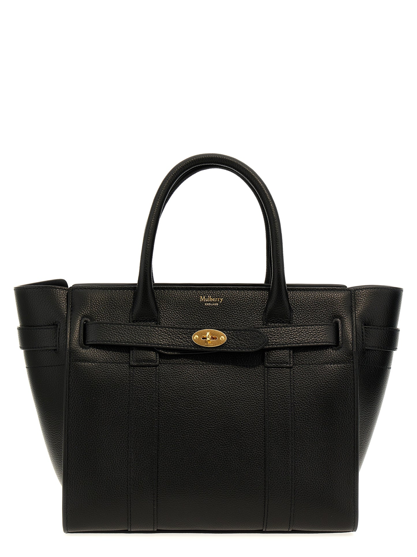 Small Tote Bag by Mulberry for women in calfskin leather black features an sumptuous Calfskin Leather Small Tote Bag design with a secure , ample , and versatile shoulder-strap & handle for an sumptuous finish.