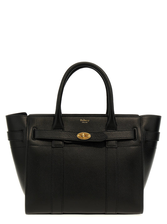 Small Tote Bag by Mulberry for women in calfskin leather black features an sumptuous Calfskin Leather Small Tote Bag design with a secure , ample , and versatile shoulder-strap & handle for an sumptuous finish.
