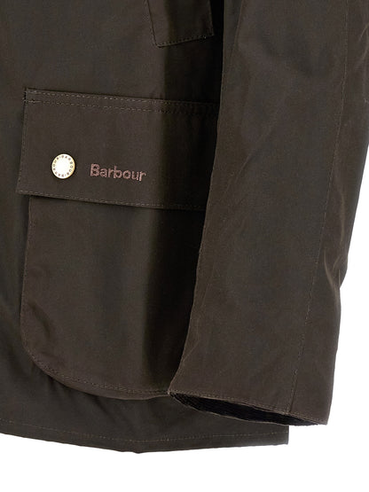This Jacket by Barbour for men in cotton corduroy brown showcases a magnificent silhouette, meticulously crafted with a distinctive and functional pockets for a magnificent finish.