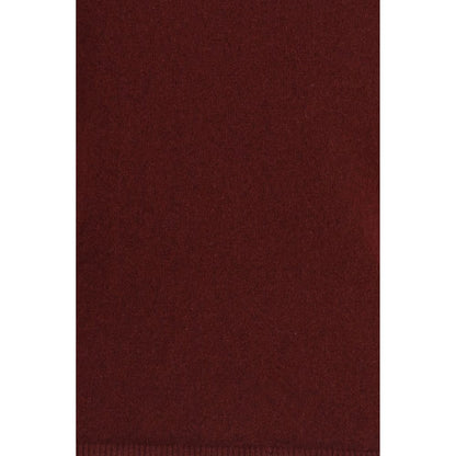 Sweater by Allude for women in cashmere & capra leather bordeaux features an tactile silhouette, showcasing a sophisticated and tactile for a refined finish.