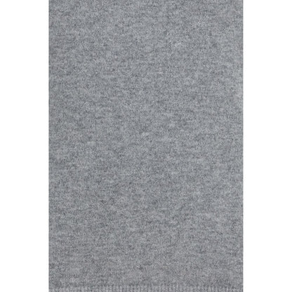 Sweater by Allude for women in cashmere & capra leather gray showcases a sumptuous silhouette, artfully finished with a sumptuous turtle high-neck neckline and for a sophisticated, sumptuous look.