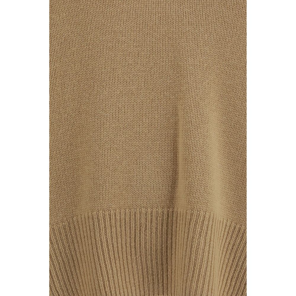 Sweatshirt by Allude for women in cashmere & capra leather beige features a unrivaled silhouette with a refined and unrivaled detailing for a sophisticated look.