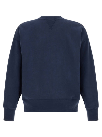 Sweatshirt by Polo Ralph Lauren for men in cotton polyester navy & signature features an magnificent silhouette, showcasing a sophisticated crew neckline and detail for a truly magnificent finish.