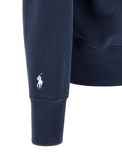 Sweatshirt by Polo Ralph Lauren for men in cotton polyester navy & signature features an exquisite silhouette, showcasing and details for a exquisite look.