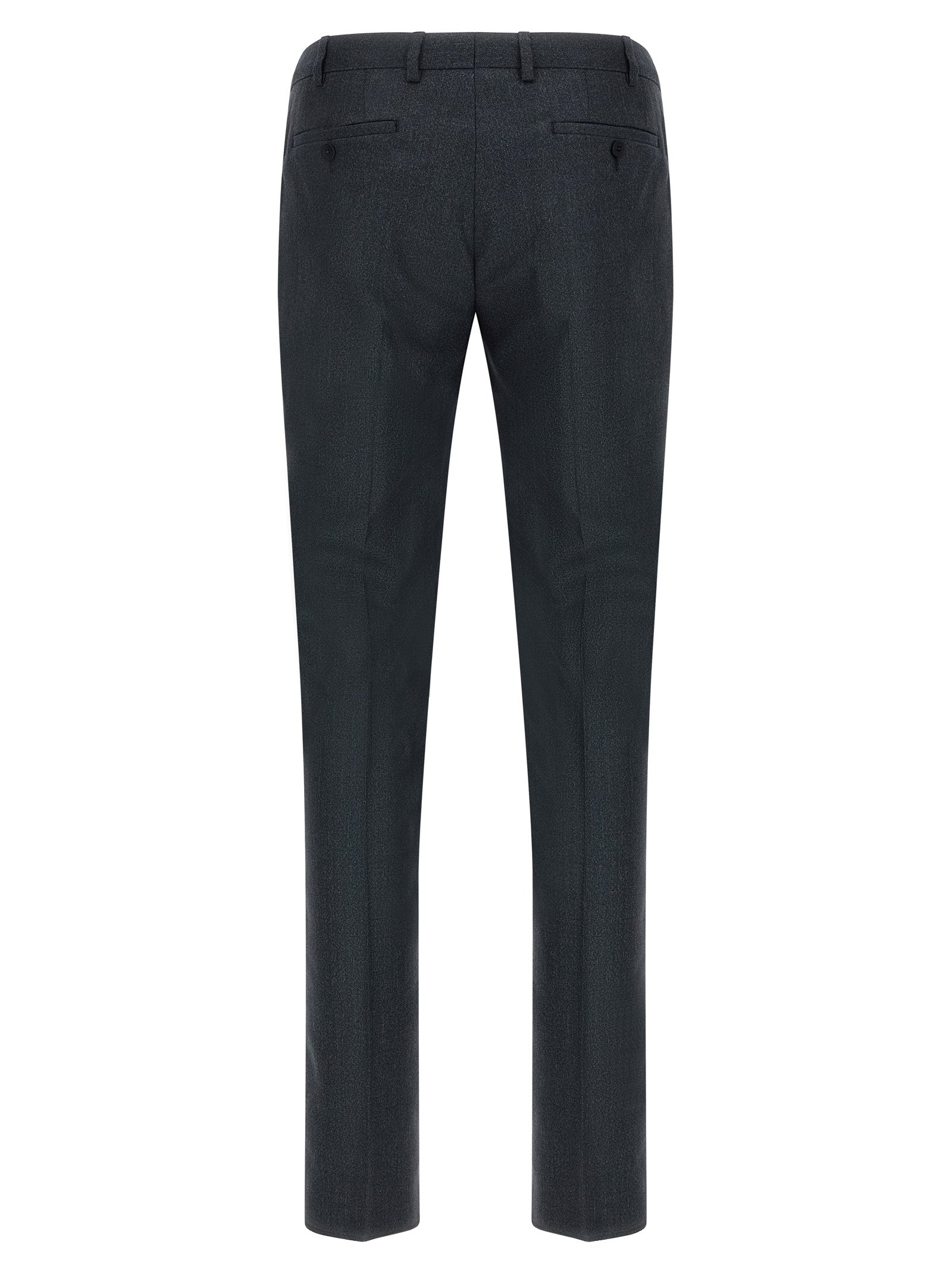 Pant Suit by Pal Zileri for men in viscose & polyester dark-gray & gray features a tailored silhouette, showcasing a sophisticated and tailored straight-leg for a refined, professional look.