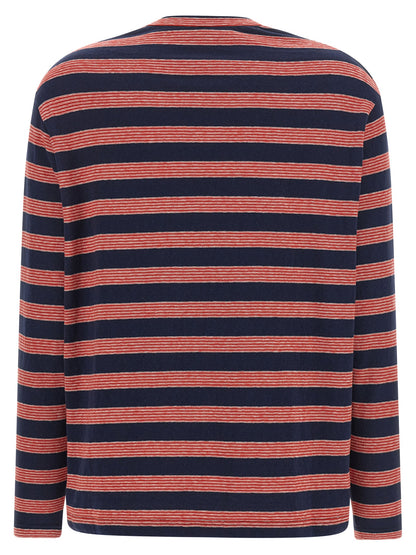 T-Shirt by Jil Sander for women in cotton multicolor, patterned & striped showcases a unassuming silhouette, artfully detailed with a refined and unassuming for a sophisticated, contemporary look.