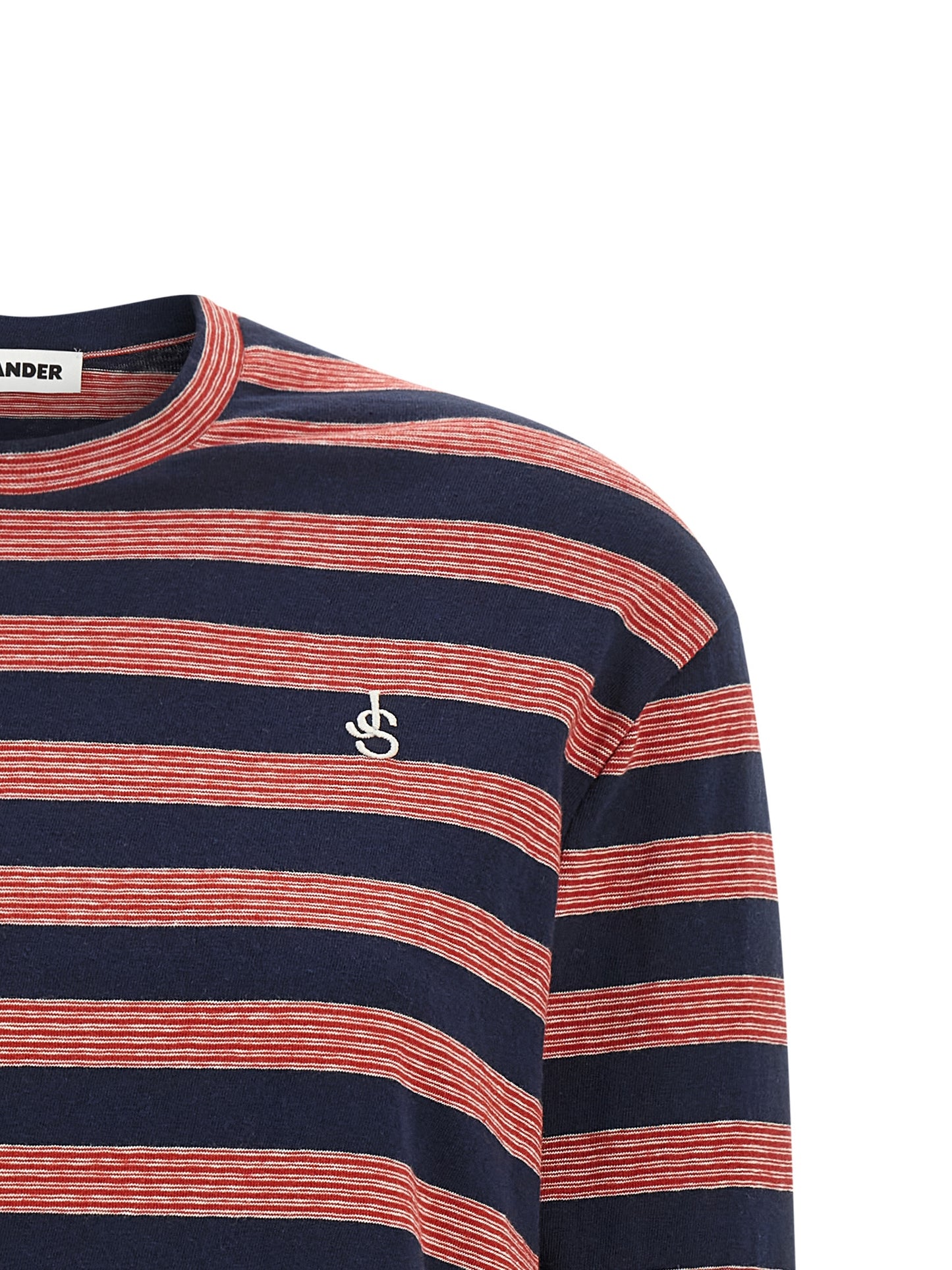 T-Shirt by Jil Sander for women in cotton multicolor, patterned & striped showcases a chic silhouette, artfully detailed with a chic and for a chic finish.