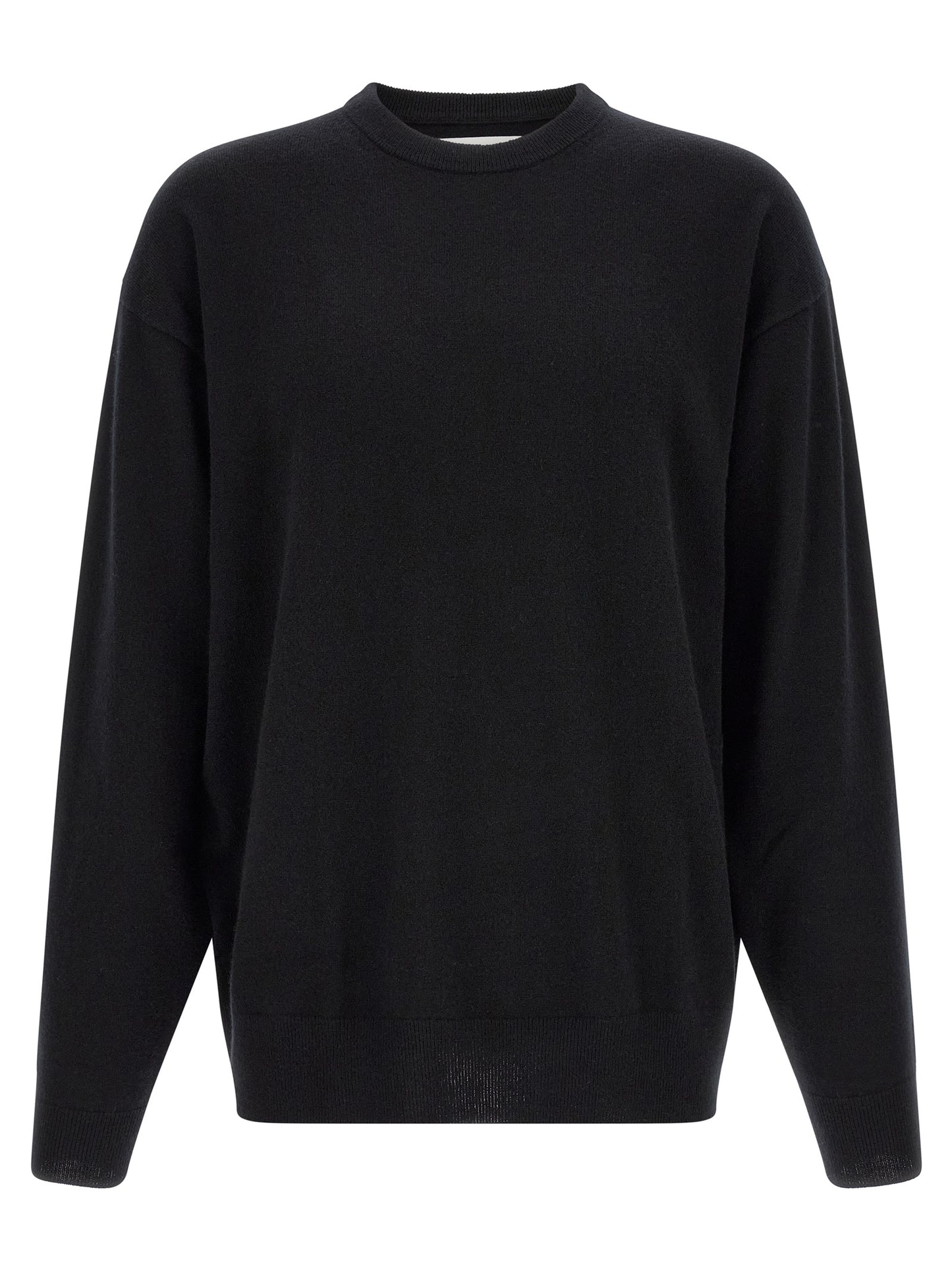 Cardigan by Extreme Cashmere for men in cashmere black, multicolor & signature showcases a luxurious silhouette, meticulously detailed with a sophisticated crew neckline and for a refined finish.
