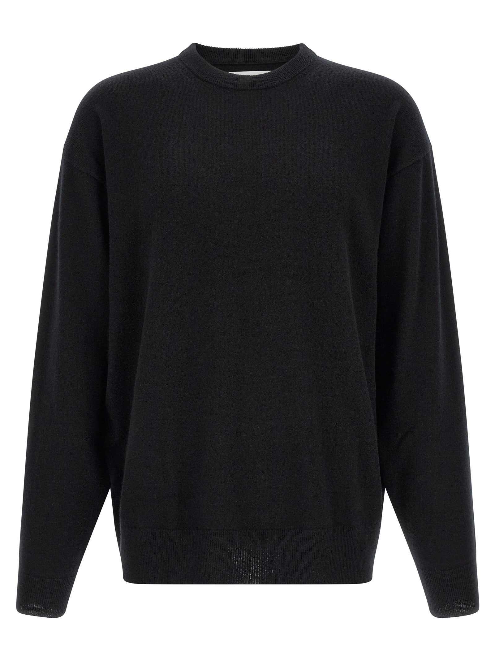 Cardigan by Extreme Cashmere for men in cashmere black, multicolor & signature showcases a luxurious silhouette, meticulously detailed with a sophisticated crew neckline and for a refined finish.