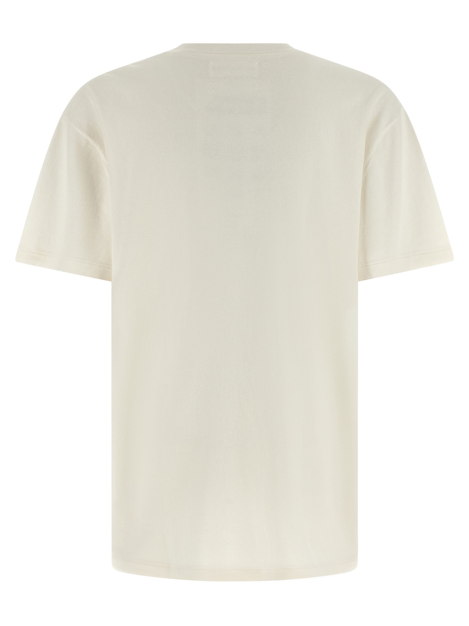 T-Shirt by Extreme Cashmere for men in cotton & cashmere natural & white features an on trend silhouette, perfectly showcasing a on trend and round neckline for an elevated aesthetic.
